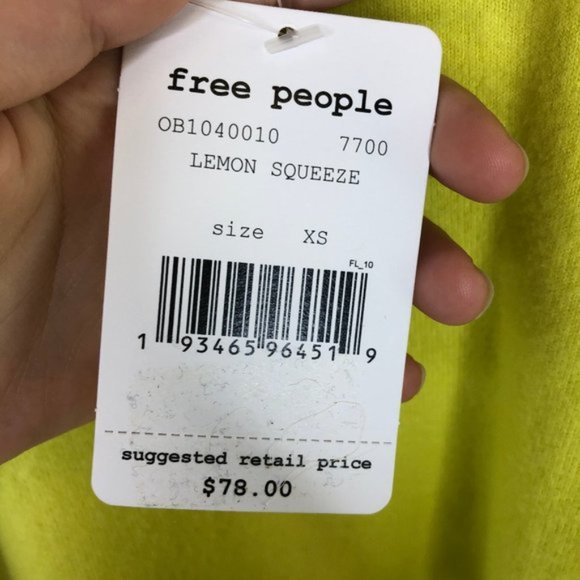 NWT FREE PEOPLE Flaunt It One-Shoulder Top #C06 - Picture 8 of 11